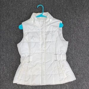 White Puffy Vest